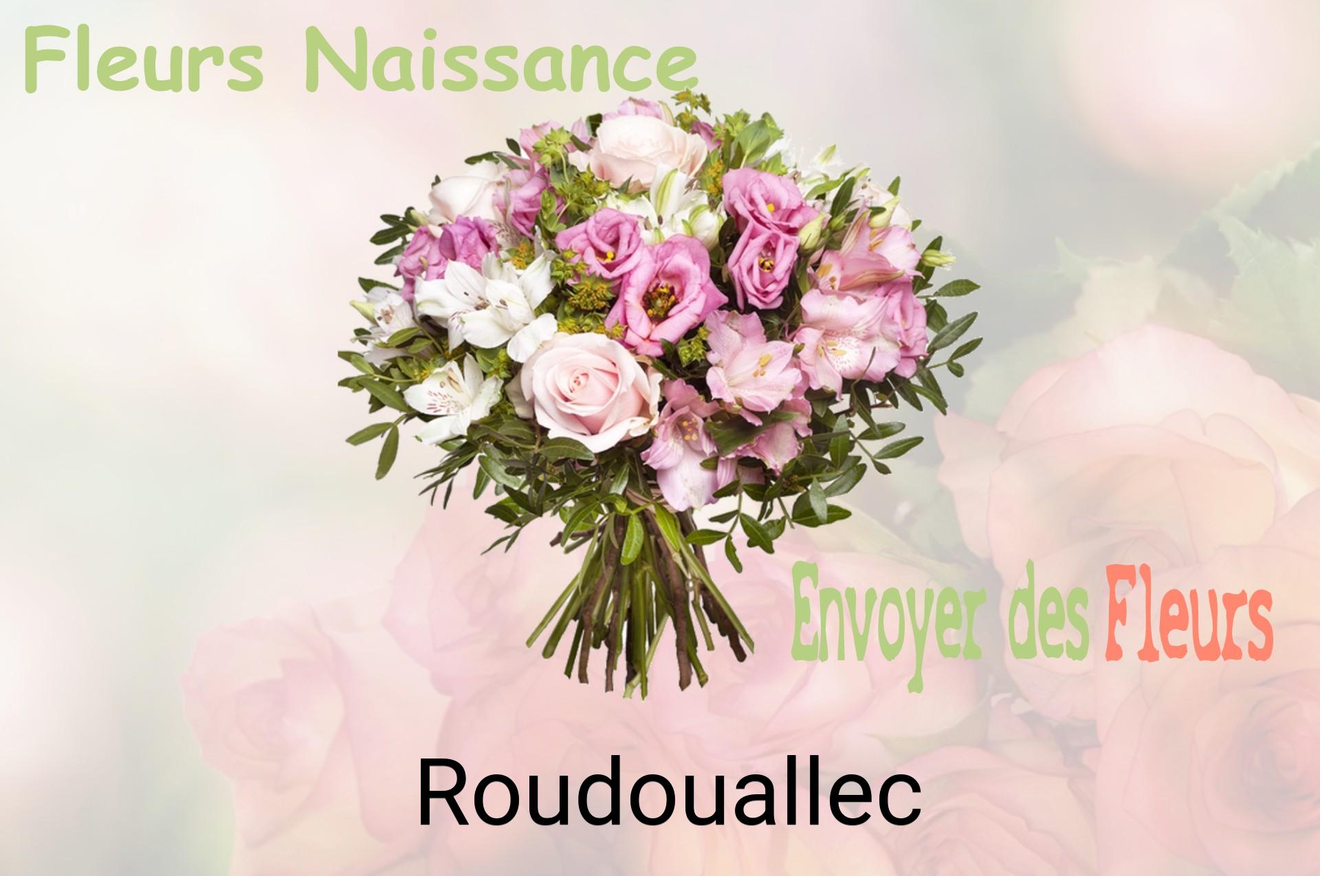 Bouquet de fleurs de naissance livré à Roudouallec