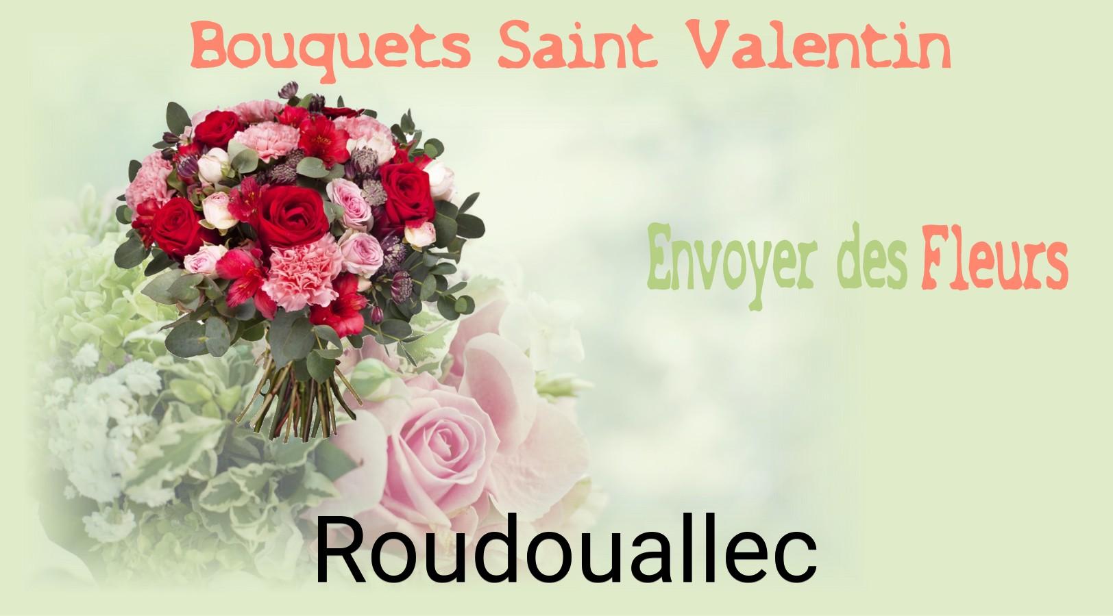 Roses de Saint-Valentin livrées à Roudouallec
